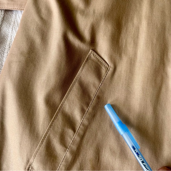 Vintage London Fog Trench Coat midi with removable lining & hood - Picture 13 of 16